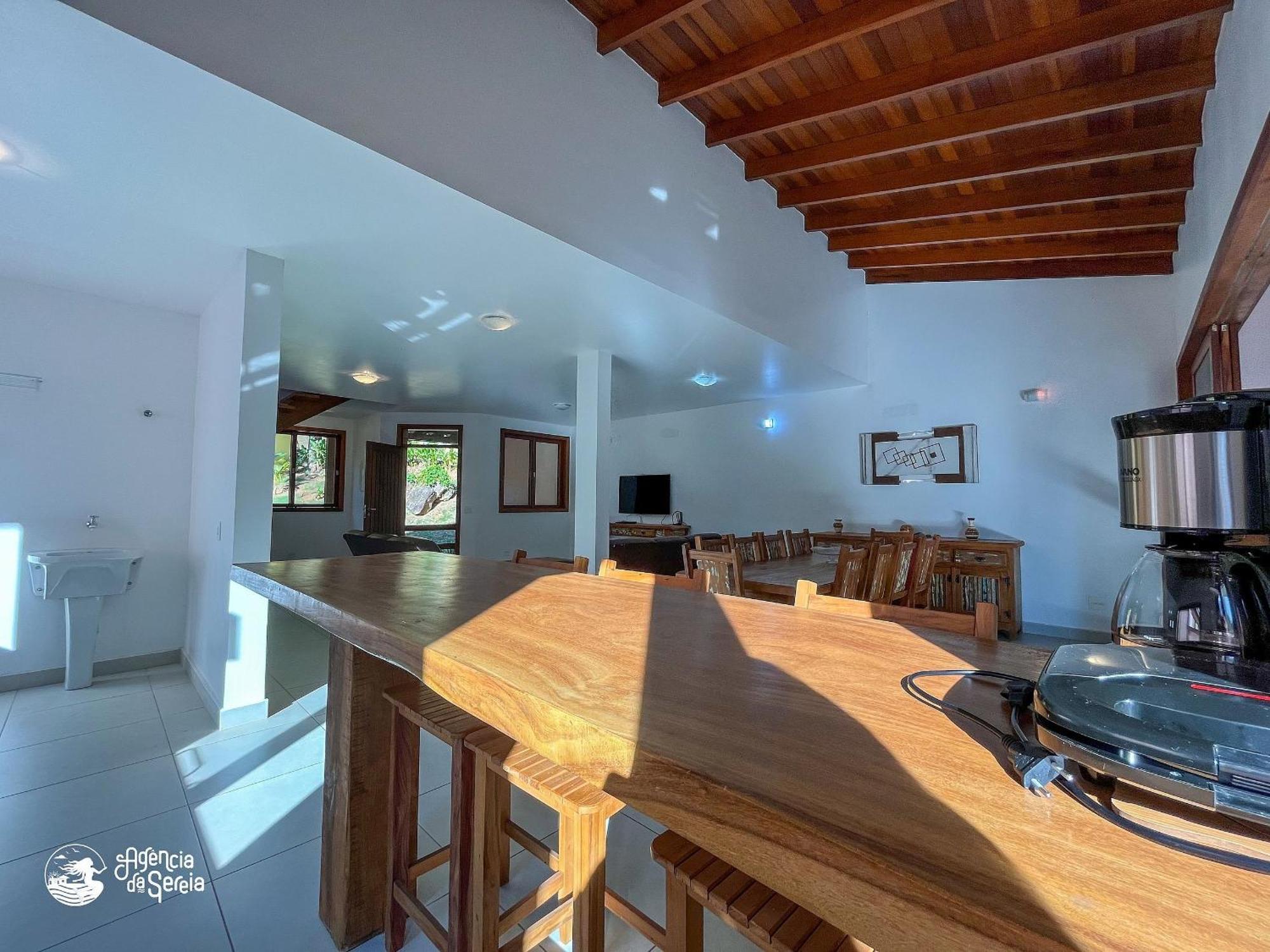 Linda Casa Com Varanda Gourmet Em Condominio Ilhabela Esterno foto